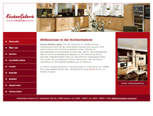 Tablet Screenshot of kuechengalerie-oeversee.de